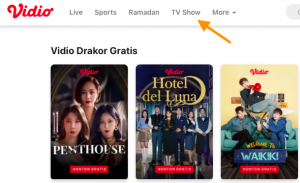 Review aplikasi Vidio untuk streaming drama korea